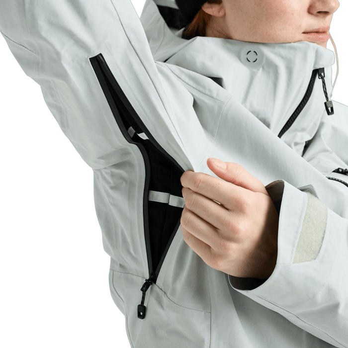 Burton Women's [ak] Upshift Gore - Tex 2L Jacket 2026 Gray Cloud - Comor - Go Play Outside
