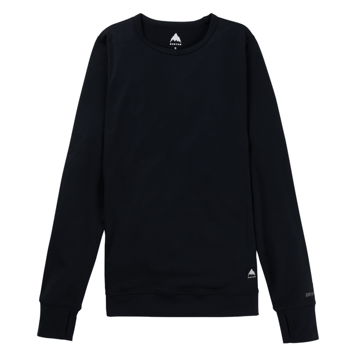 Burton Women's Midweight Base Layer Crew 2026 True Black - Comor - Go Play Outside