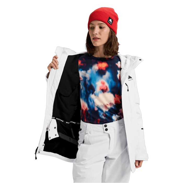 Burton Women's Reserve 2L Insulated Stretch Slim Jacket 2026 Stout White - Comor - Go Play Outside