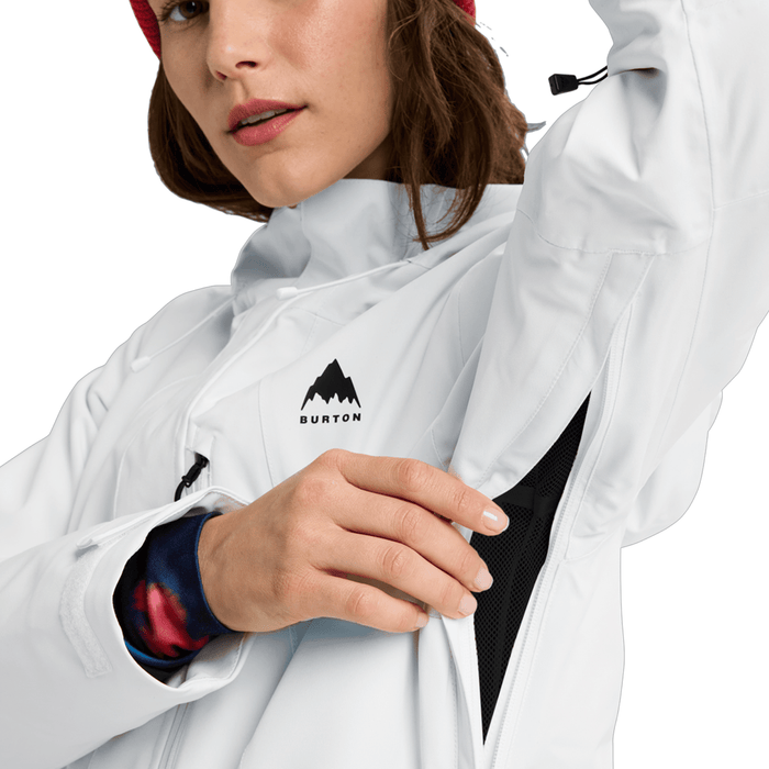 Burton Women's Reserve 2L Insulated Stretch Slim Jacket 2026 Stout White - Comor - Go Play Outside