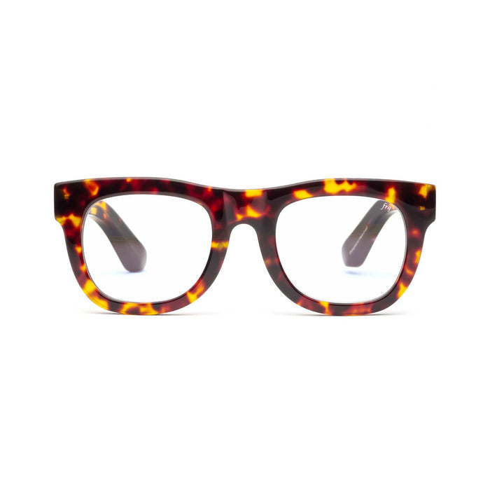 Caddis D28 Reading Glasses in Turtle on a white background at Addison West
