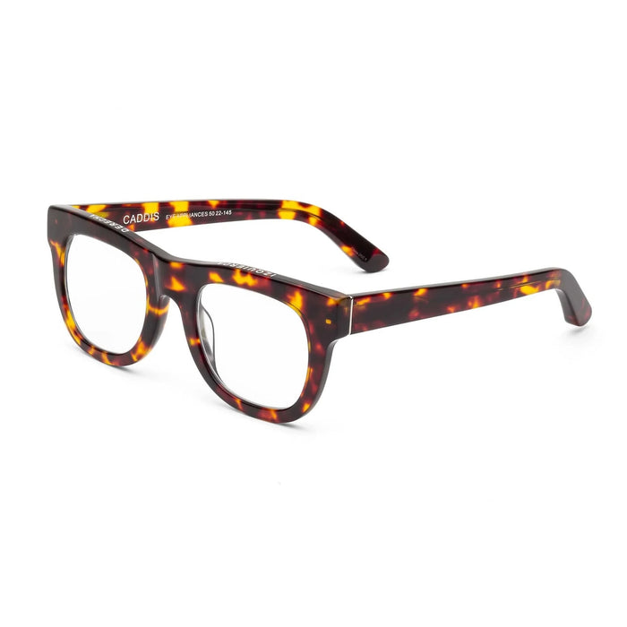 Caddis D28 Reading Glasses in Turtle on a white background at Addison West