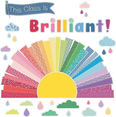 Carson Dellosa Crafty and Cool This Class is Brilliant Bulletin Board Set (CD 110597)