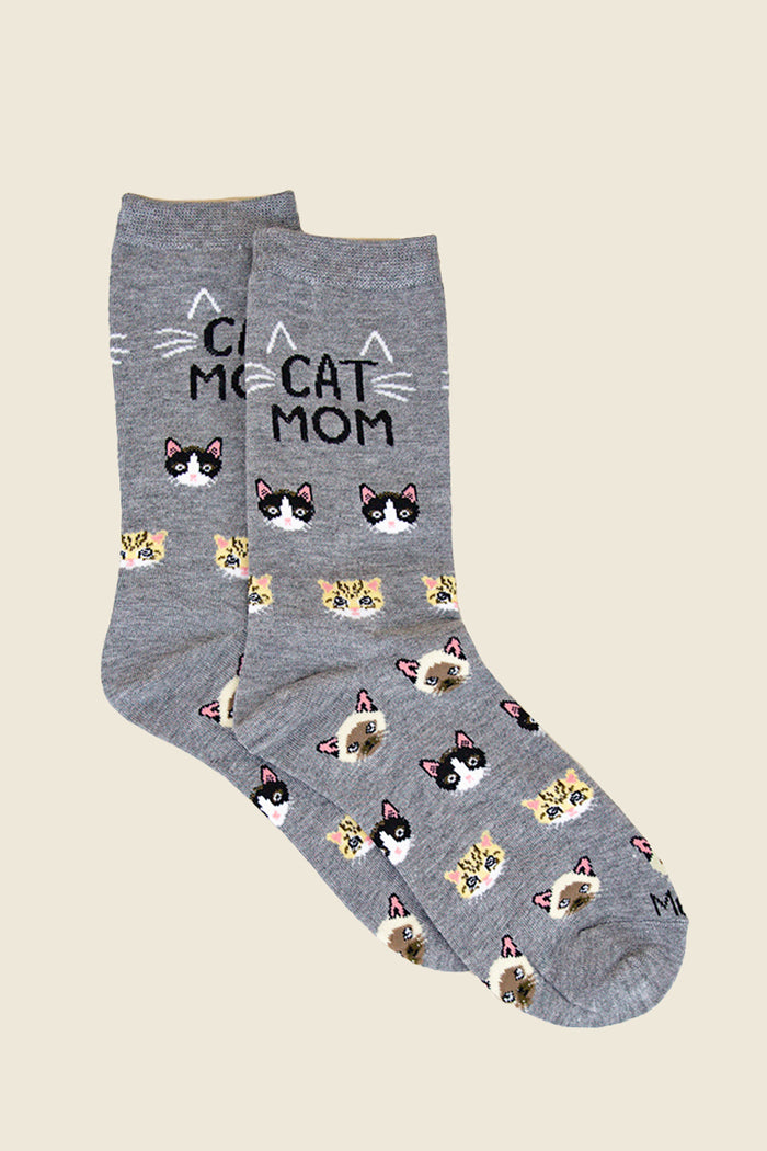 Cat Mom Whiskers Socks