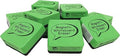Charles Leonard Magnetic Whiteboard Eraser 12 Pack, 2"x 2" Green/Black (CHL 74542)