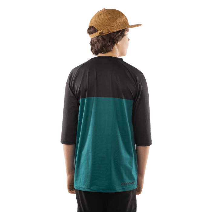 Chromag Kids Mission Jersey Direct Black/Teal - Comor - Go Play Outside