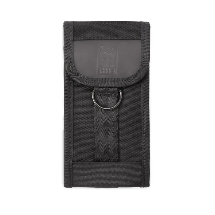 Chrome Phone Pouch Black Large