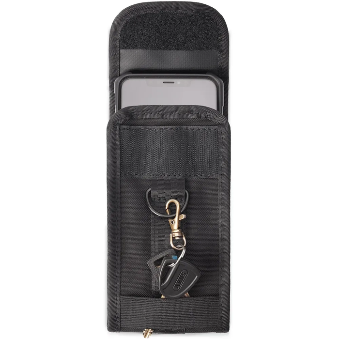 Chrome Phone Pouch Black Large