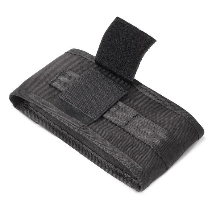 Chrome Phone Pouch Black Large