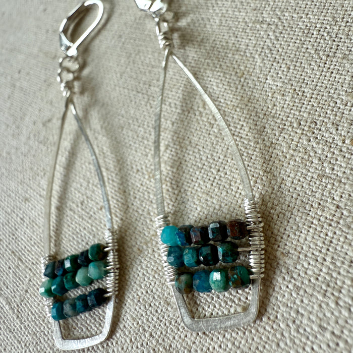 Chrysoprase Earrings