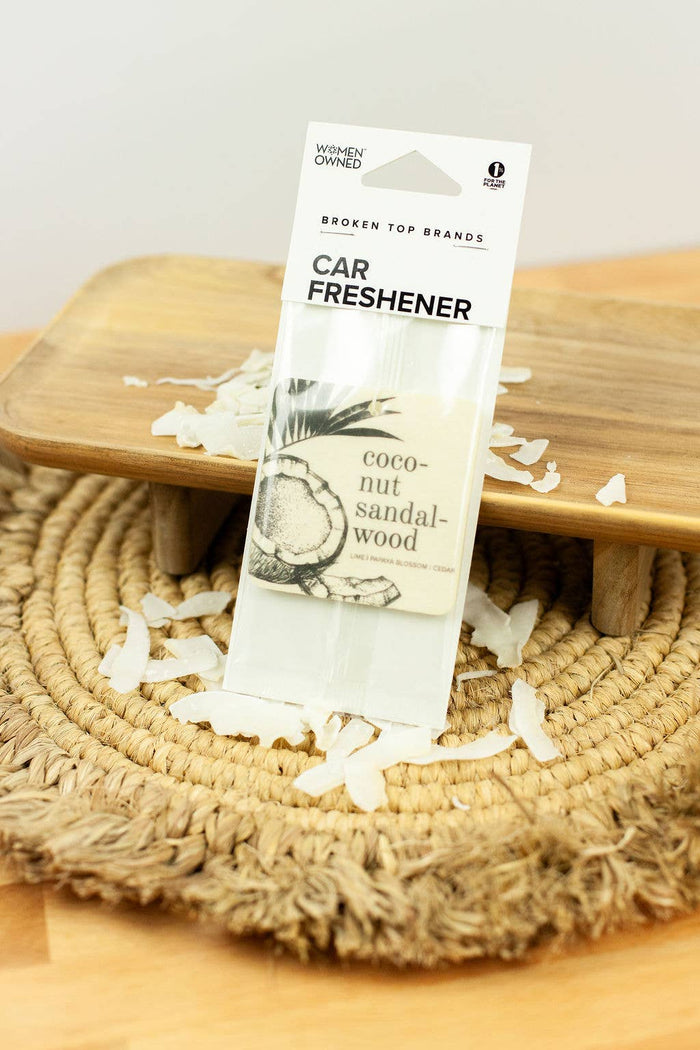 Coconut Sandalwood Car Freshener
