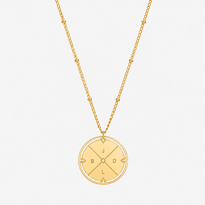Custom Compass Necklace