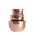 Copper Steel Bowls - Set