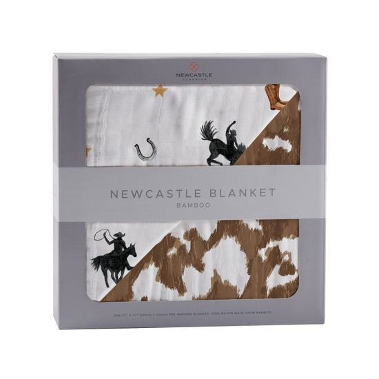 Cowboys & Cowhide Blanket
