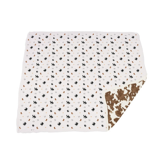 Cowboys & Cowhide Blanket