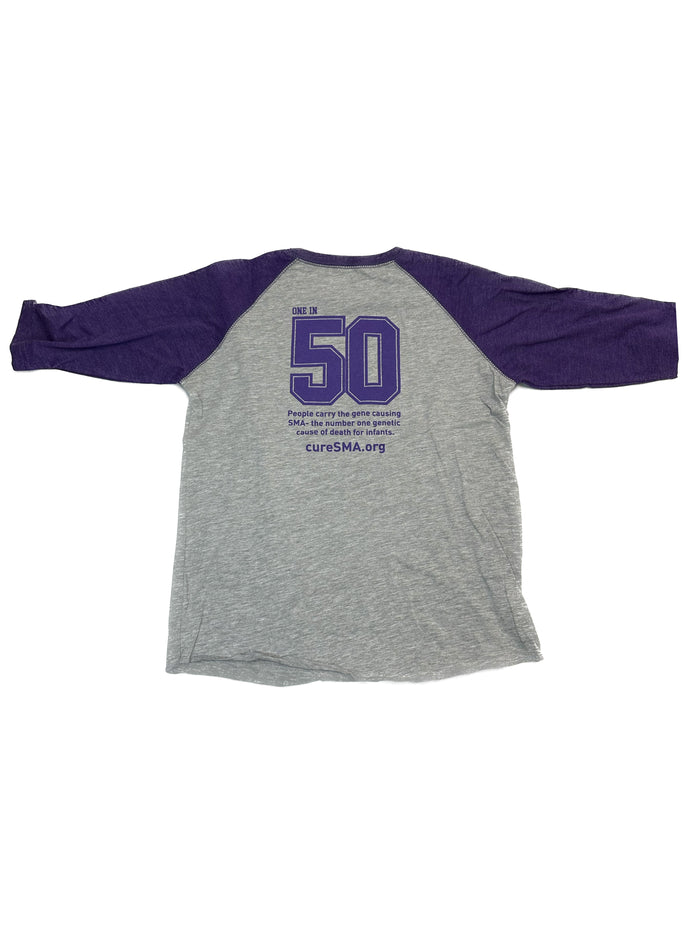 Cure SMA Baseball Tee