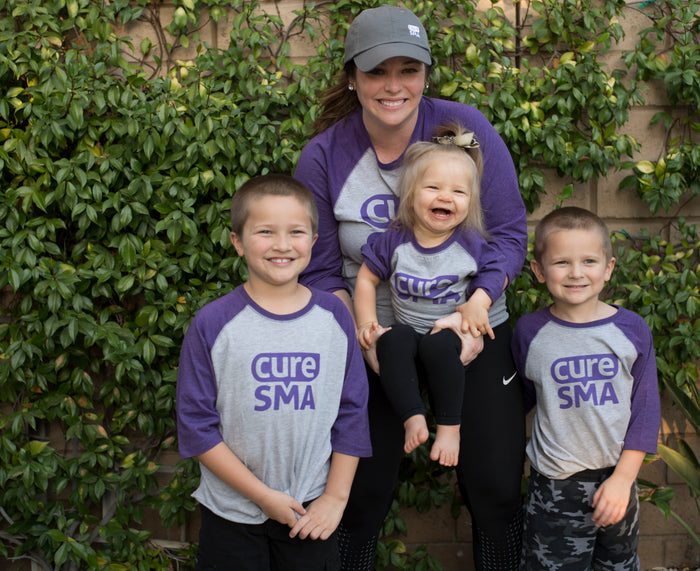 Cure SMA Baseball Tee