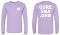 Cure SMA Dark Lavender Long Sleeve Tee