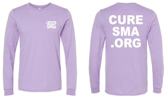 Cure SMA Dark Lavender Long Sleeve Tee