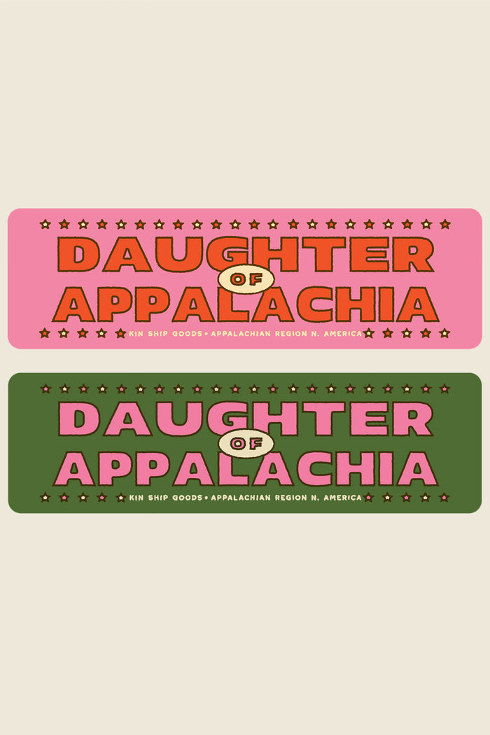 Daughter of Appalachia Bumper Sticker