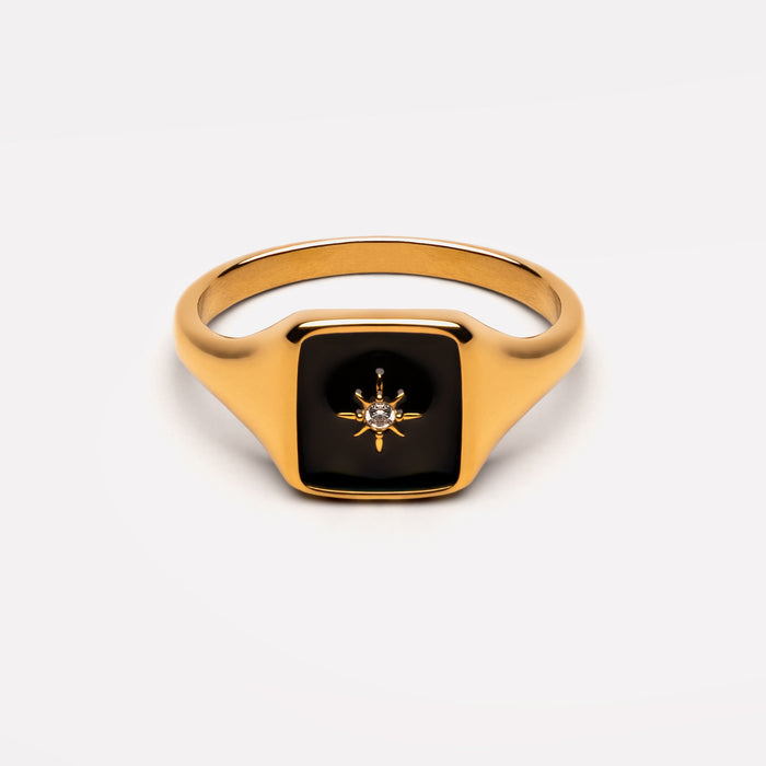 Black Enamel Band