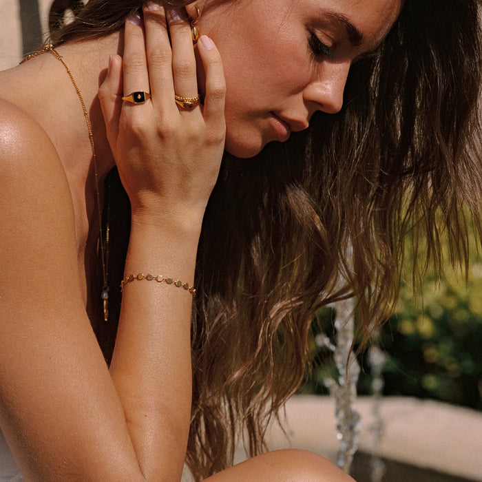 Modern Enamel Ring