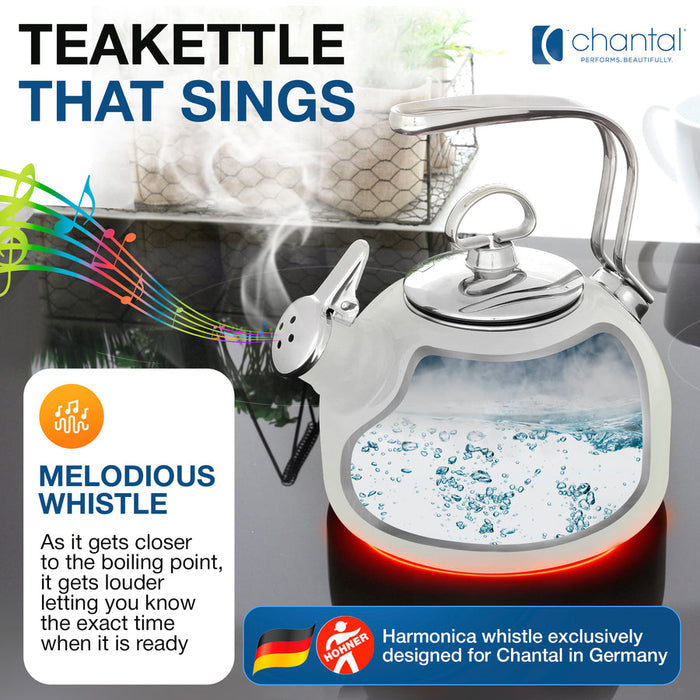Enamel-on-Steel Classic Teakettle (1.8 Qt.)