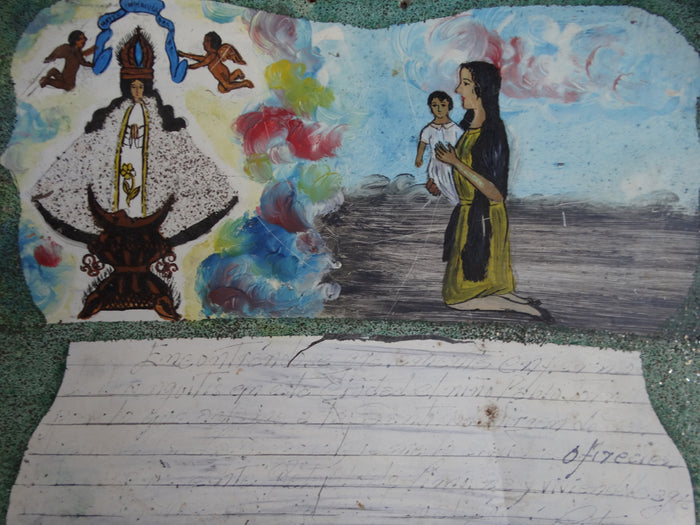 Ex Voto Supplication of the Virgin c 1940s M2729