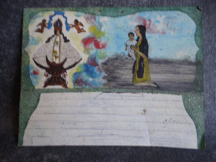 Ex Voto Supplication of the Virgin c 1940s M2729