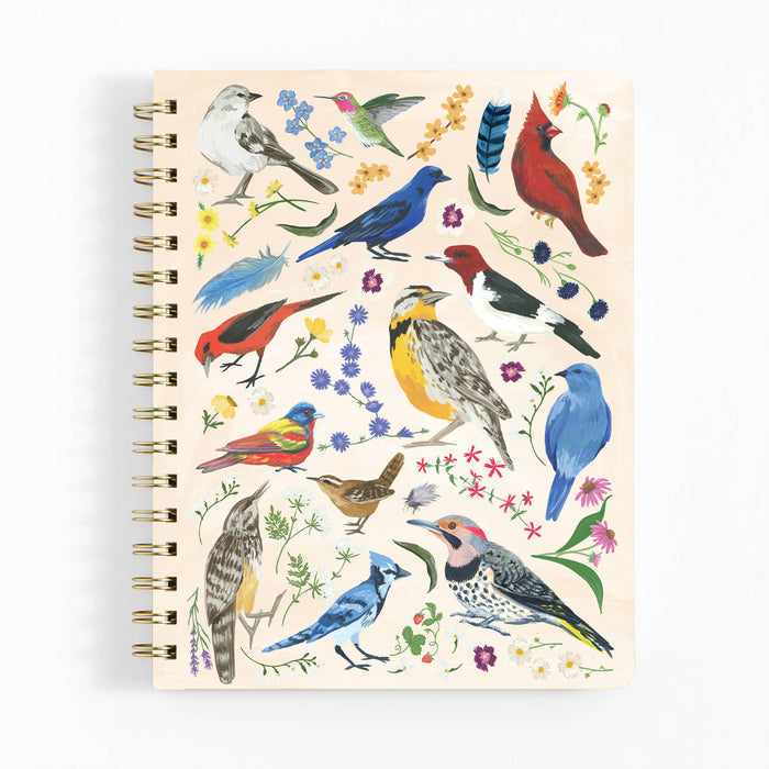 Feathered Friends Notebook on a white background at Addison West