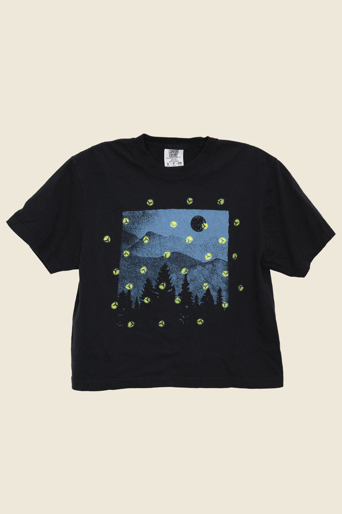 Fireflies Crop Tee