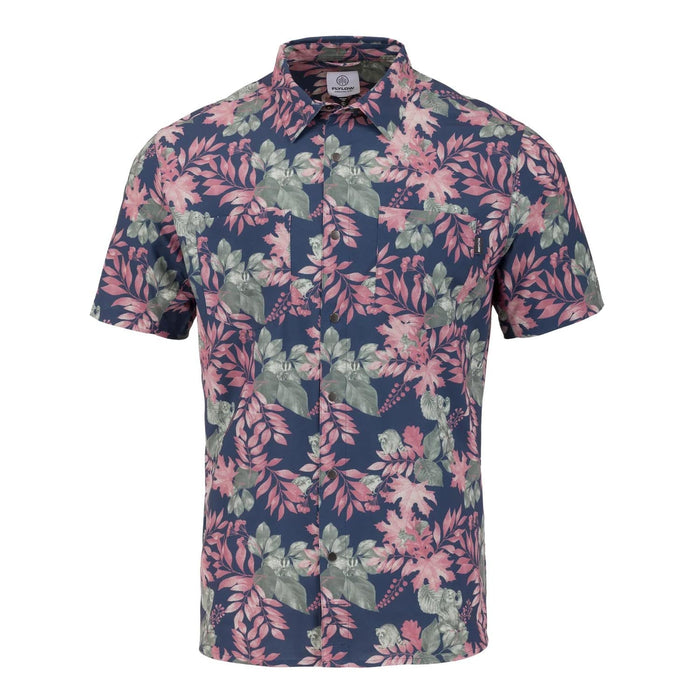 Flylow Men's Wesley Shirt Black/Garnet Forest - Comor - Go Play Outside