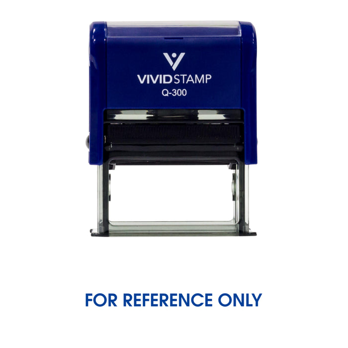 For Reference Only Self Inking Rubber Stamp