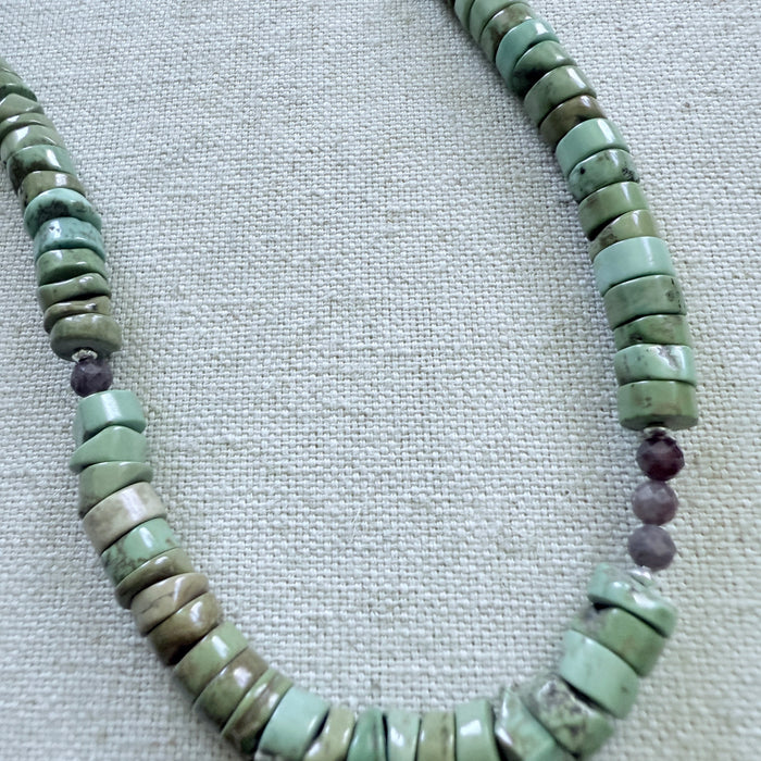 Genius with a Touch of Ruby Necklace