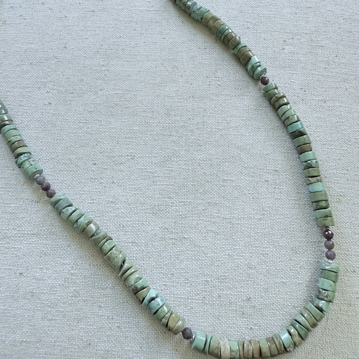 Genius with a Touch of Ruby Necklace