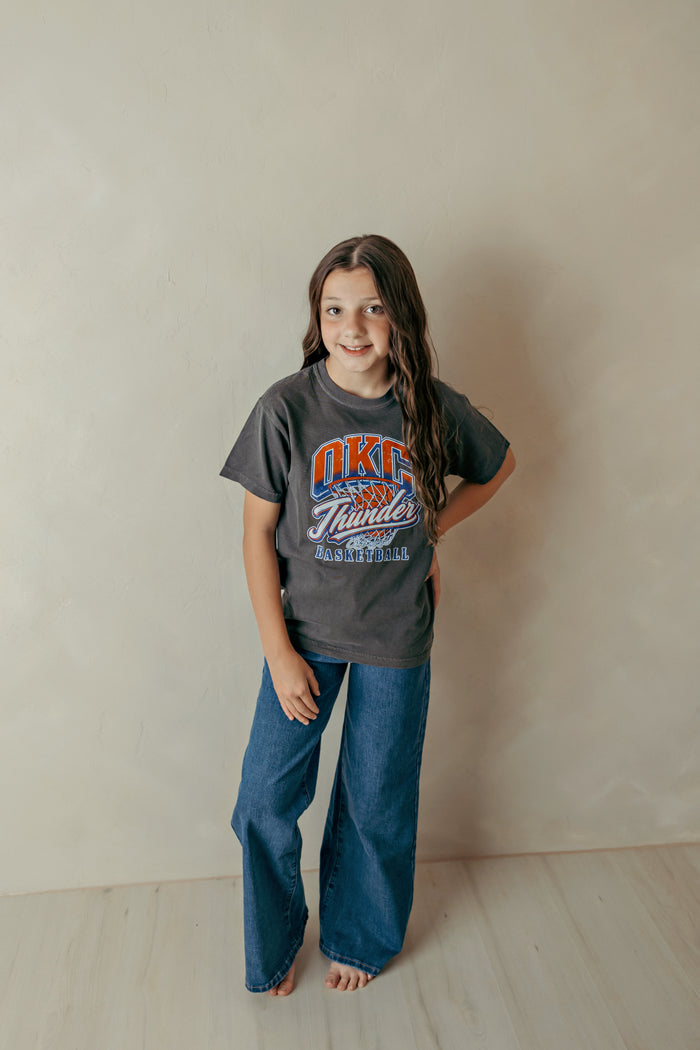 Girl's Woven Pants Denim