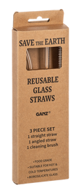 Glass Straw Set