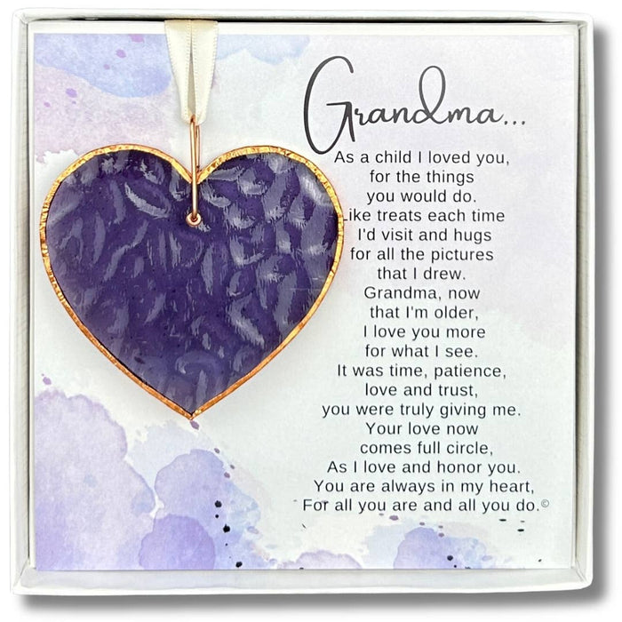 Grandma Glass Heart