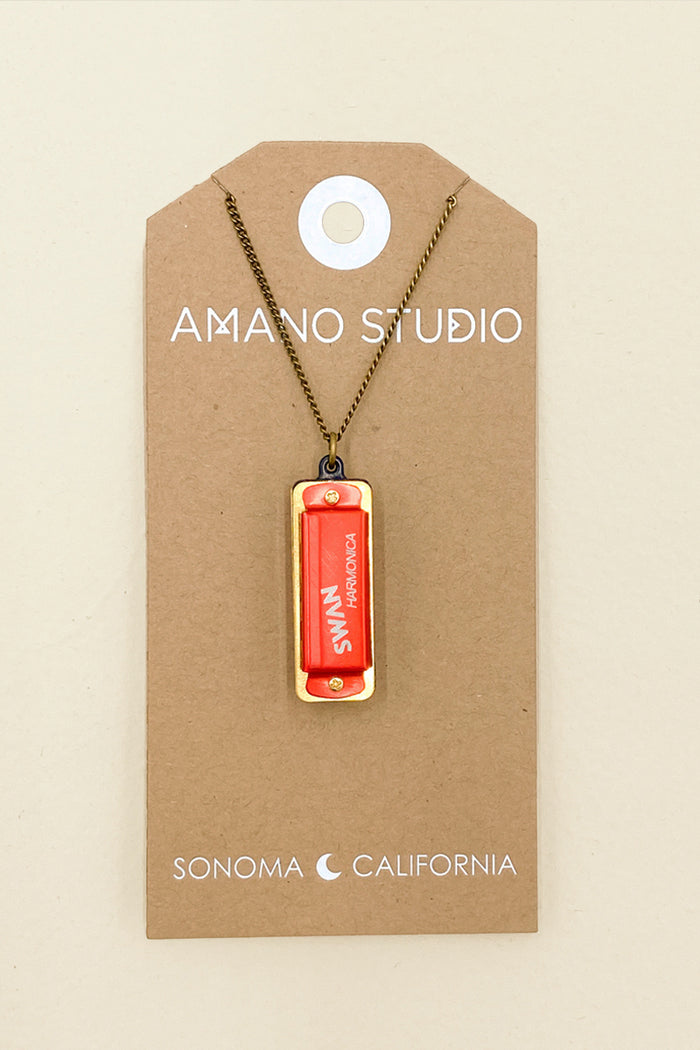 harmonica necklace
