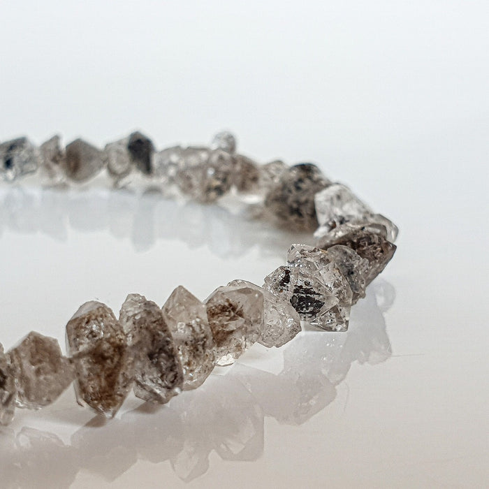 Herkimer Diamond from US Silver 925 Bracelet "Stone of Light"