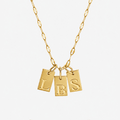 Initial Tag Necklace