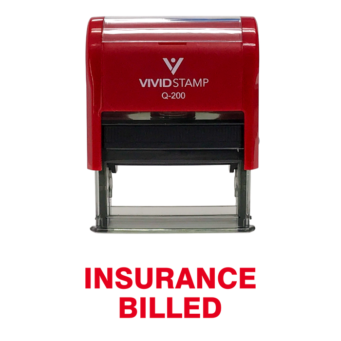 Insurance Billed Self Inking Rubber Stamp