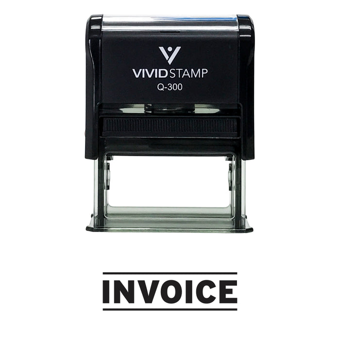 INVOICE Self Inking Rubber Stamp