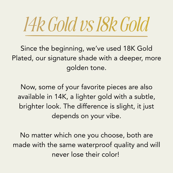 14K VS 18K
