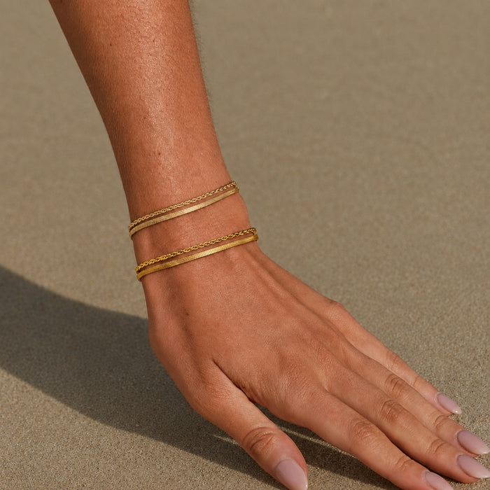 14k Layered Bracelet
