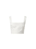 Tops APOELLA Ira Linen Crop Top White Apoella