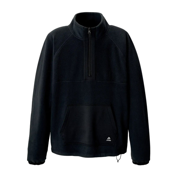 Jones Men's Lodge Half Zip Recycled Anorak 2026 Stealth Black - Comor - Go Play Outside