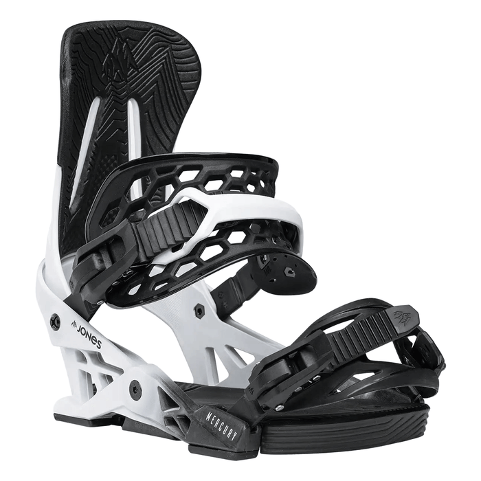 Jones Men's Mercury Snowboard Bindings 2026 Cloud White