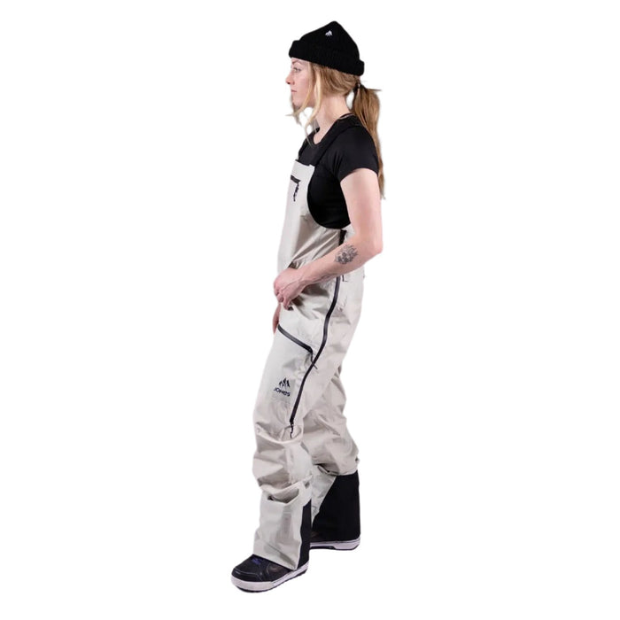 Jones Women's MTN Surf Recycled Bib Pant 2025 Smoke Grey - Comor - Go Play Outside