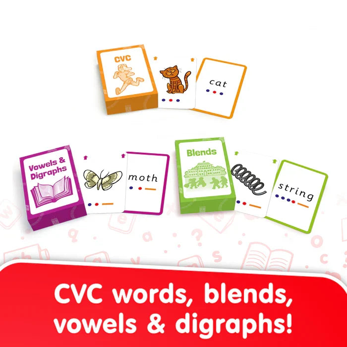 Junior Learning Decoding Flashcards, Ages 5+ (JL 211)